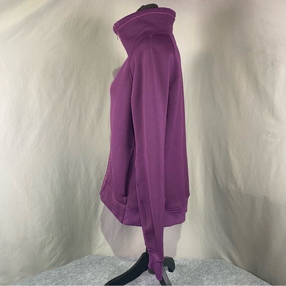 Lululemon Kick The Cold Jacket Darkest Magenta Athleisure Activewear Women’s 12 - Picture 4 of 13
